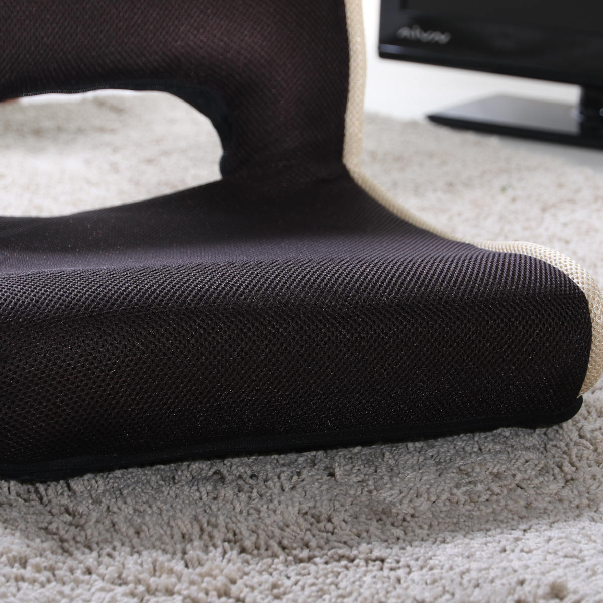 不二貿易（Fuji Boeki） 座椅子 1人掛け 折りたたみ 幅40cm コンパクト