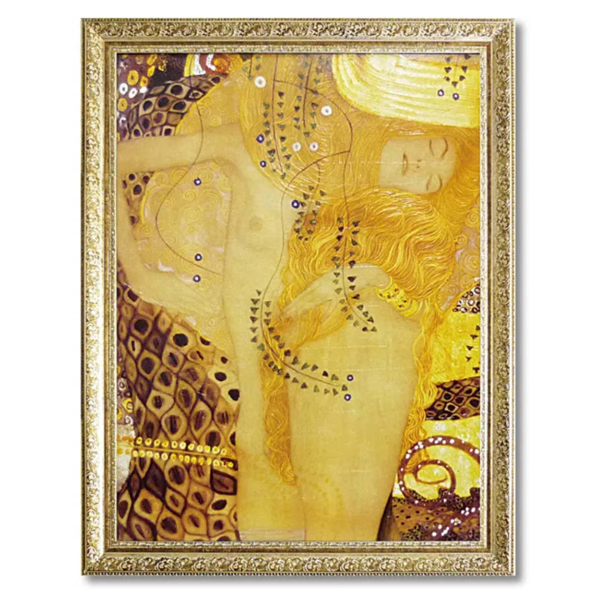 アートパネル ミュージアム シリーズ クリムト 『Sea serpent』 71×91cm （ 絵画 絵 アート インテリア 額入り 壁掛け おしゃれ ゲル加工 ）の画像