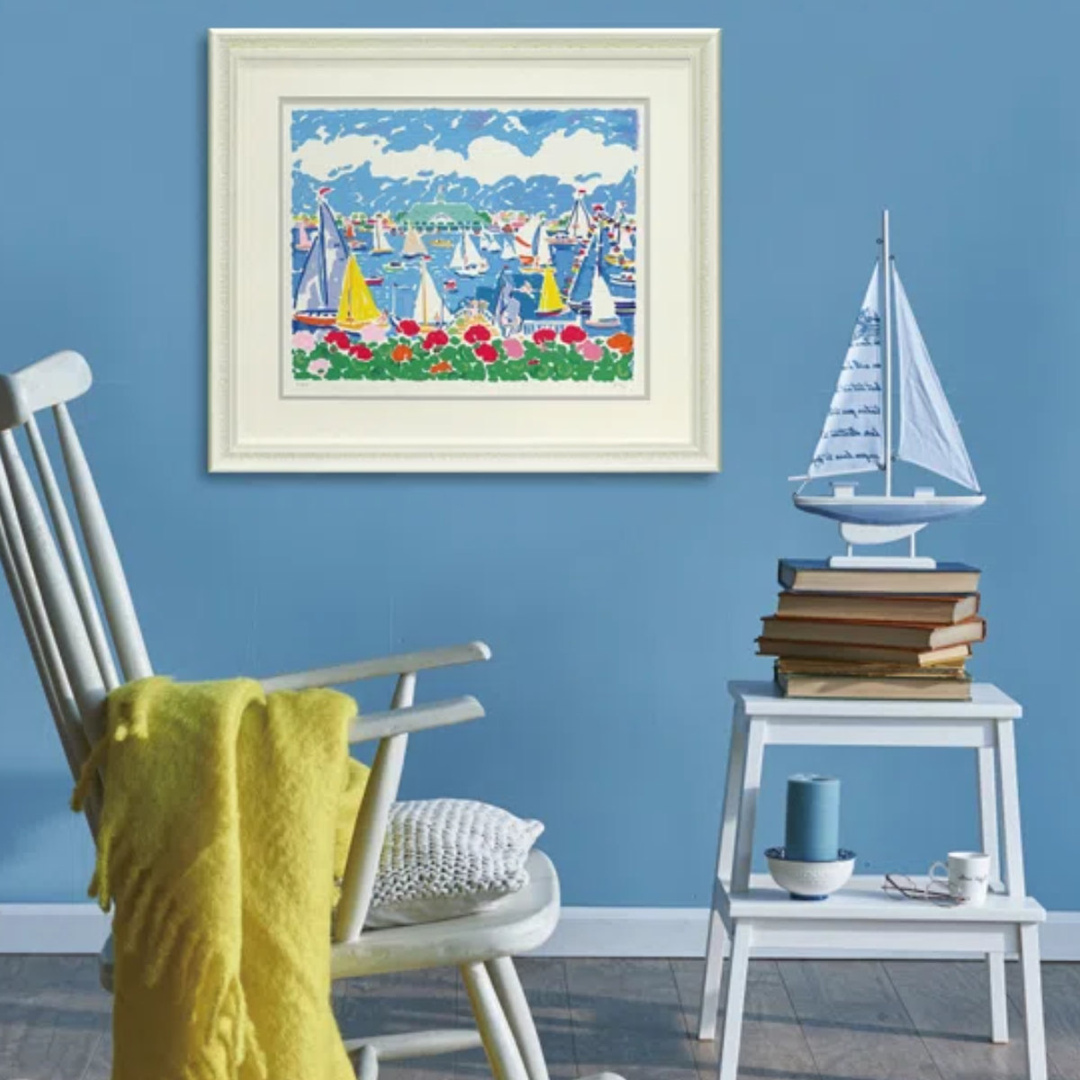 アートパネル ジョン ボッチ 74.5×64.5cm （ 絵画 絵 アート インテリア 額入り 壁掛け おしゃれ 花 ）の画像