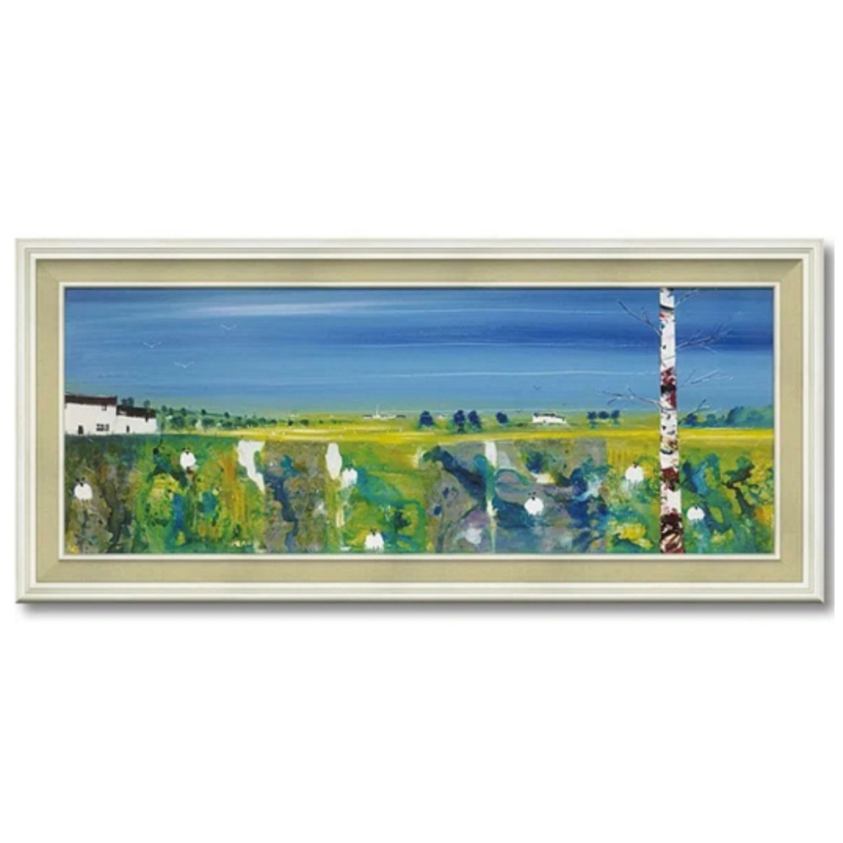 アートパネル リー マッカーシー 『ファームランド』 97.5×44cm （ 絵画 絵 アート インテリア 額入り 壁掛け おしゃれ ゲル加工 風景画 ）_2