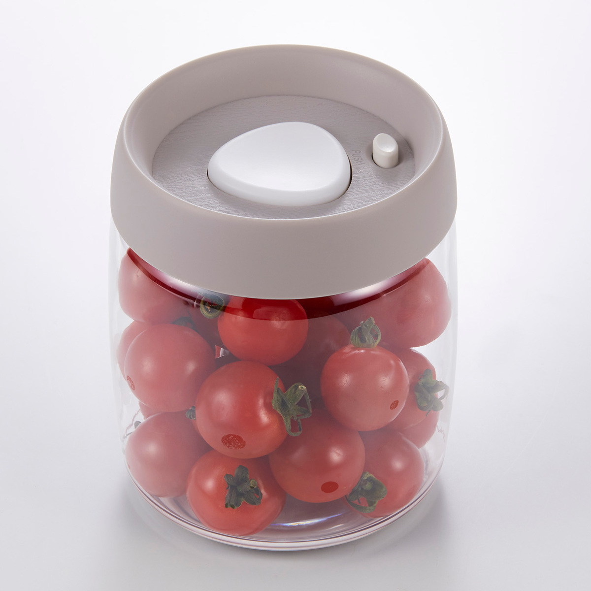 竹原製缶 保存容器 800ml 押すだけ簡単真空キャニスター M （ 真空