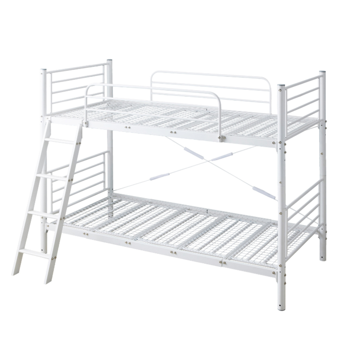 岩附 2段ベッド 耐荷重300kg 分離 横連結 シングル＆キング対応