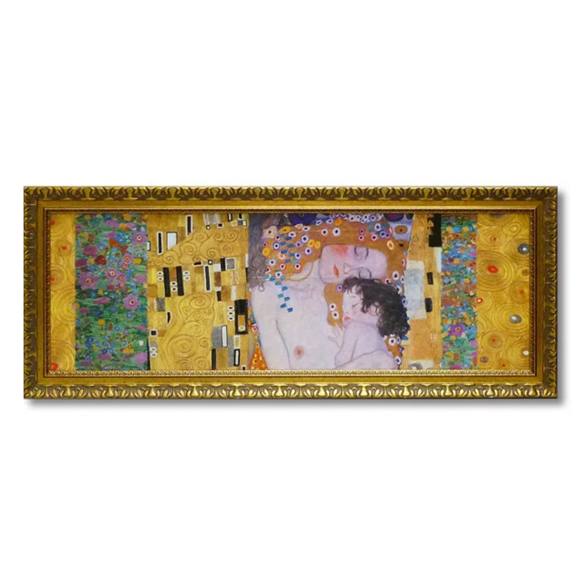 アートパネル クリムト デコパネル コレクション 100×38.5cm （ 絵画 絵 アート インテリア 額入り 壁掛け おしゃれ ゲル加工 名画 ）の画像