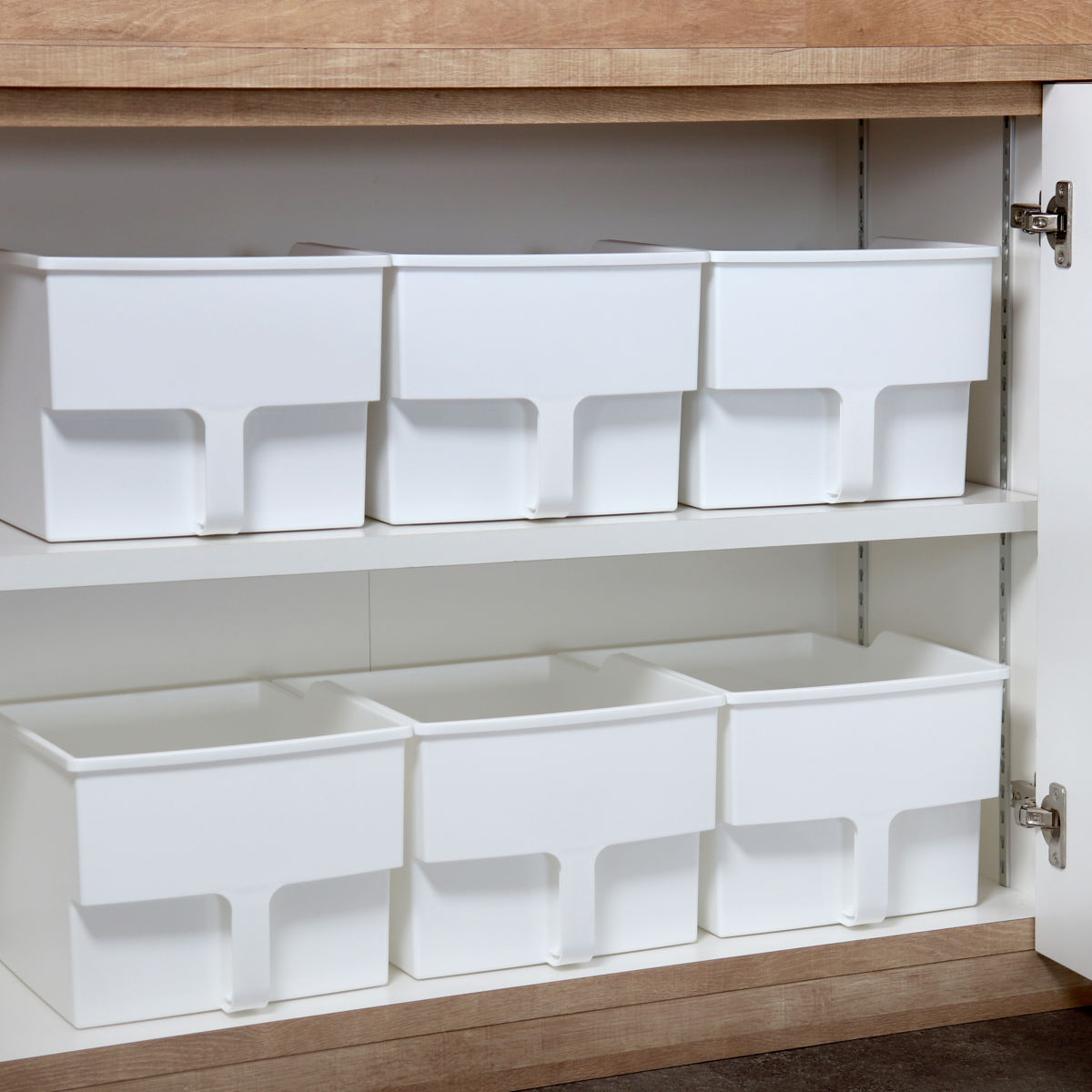 不動技研（FUDOGIKEN） キッチン収納ケース 吊り戸棚ボックス ワイド