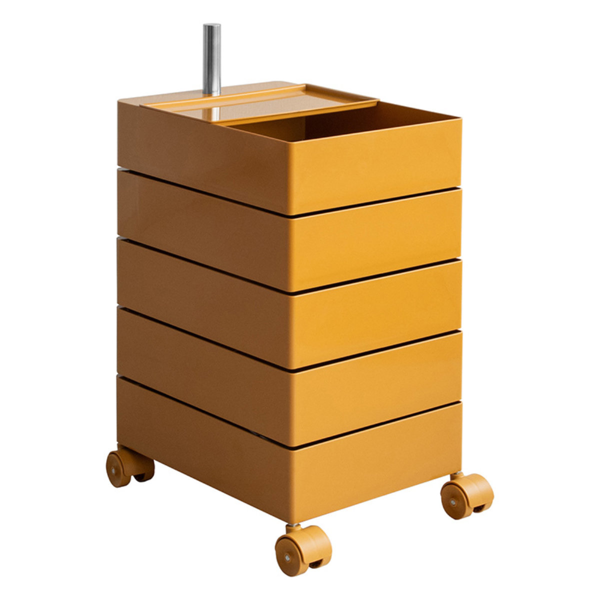 宮武製作所 マルチワゴン 幅32cm Pluna（プルーナ） 5段 回転式トレー