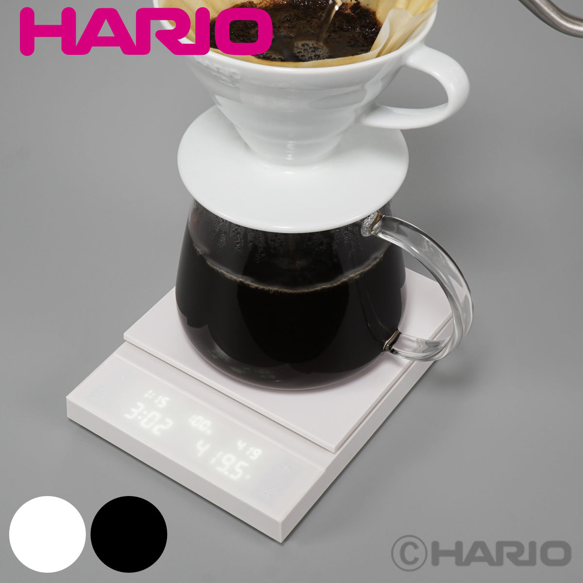�n���I �R�[�q�[�X�P�[�� Coffee Scale Polaris �i HARIO �v�Z�@�\�t�� ����X�P�[�� �f�W�^���X�P�[�� �h���b�v�X�P�[�� �j