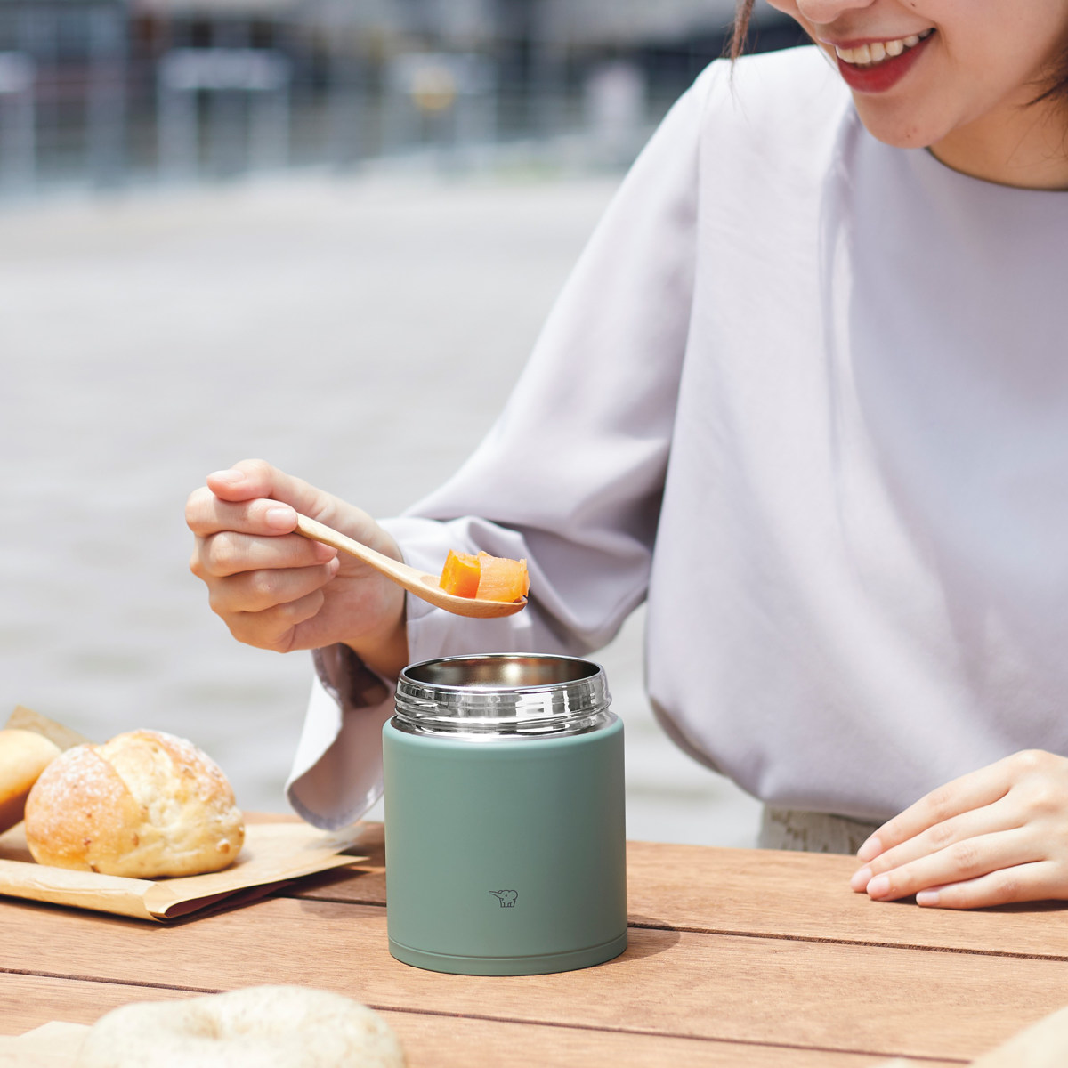 象印（ZOJIRUSHI） スープジャー 300ml ステンレススープジャー