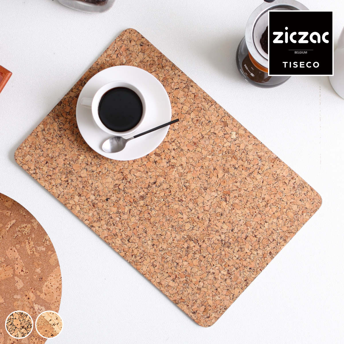 ランチョンマット コルク ZICZAC QUERCO Rectangle 長方形 （ ランチ