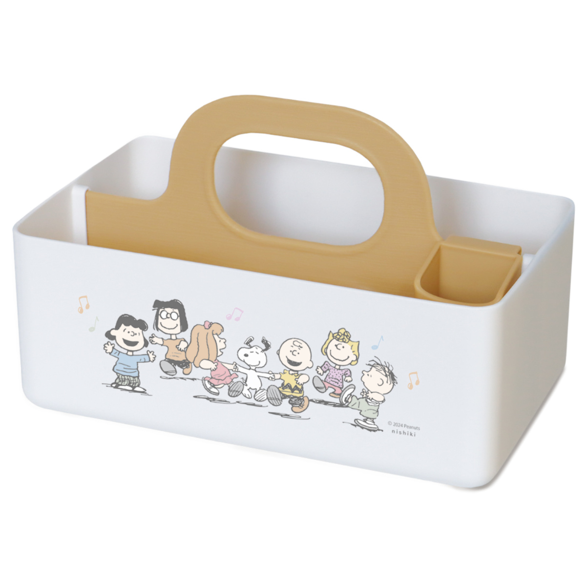 錦化成 収納ボックス ミニモッテケース スヌーピー 小物入れ 幅20.7