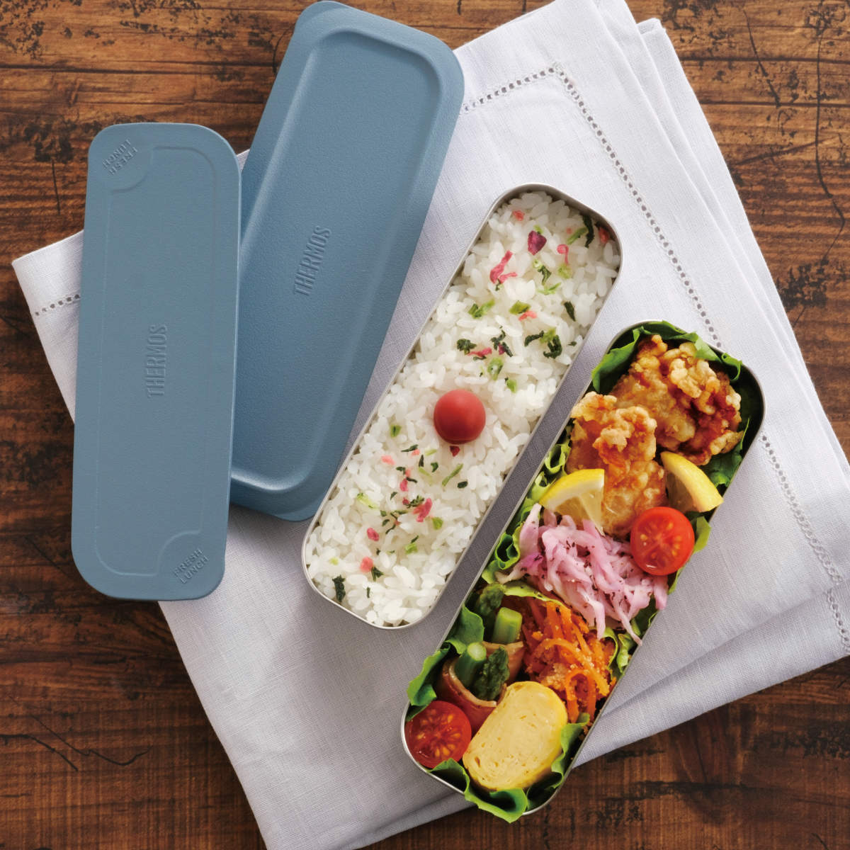THERMOS（サーモス） 弁当箱 2段 635ml フレッシュランチボックス