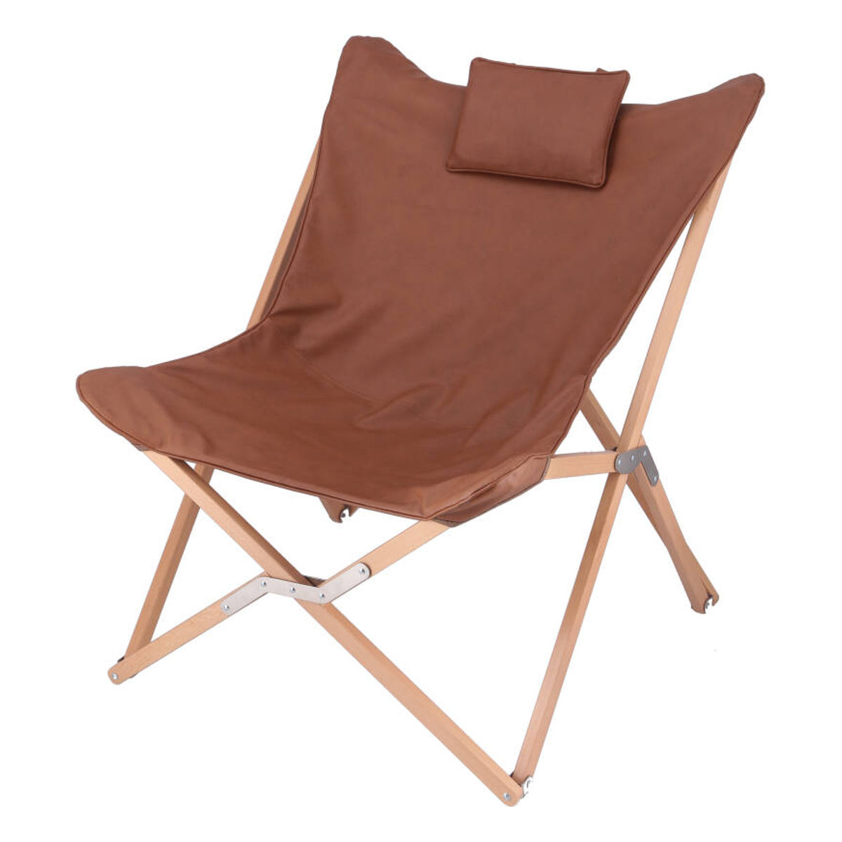 ブラック折りたたみ　ソーサーチェア　ラウンジチェア　パーソナルチェア　スツール付 2100019.jpg