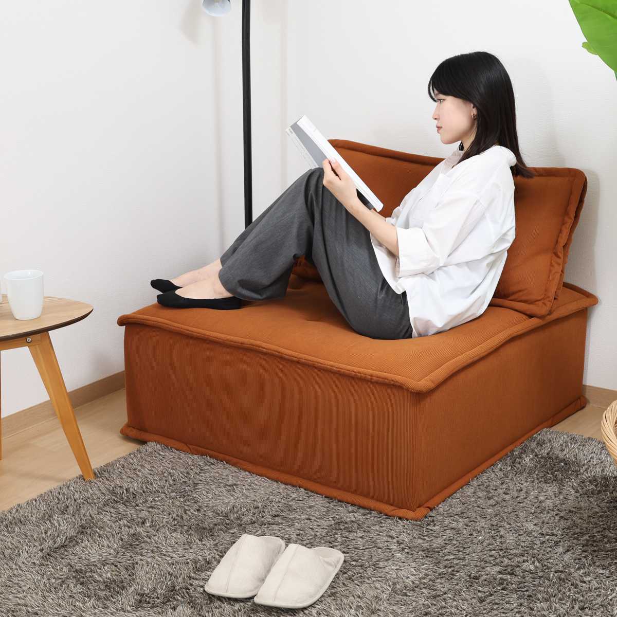 不二貿易（Fuji Boeki） ソファ 1人掛け 正方形 幅94cm MY STYLEソファ