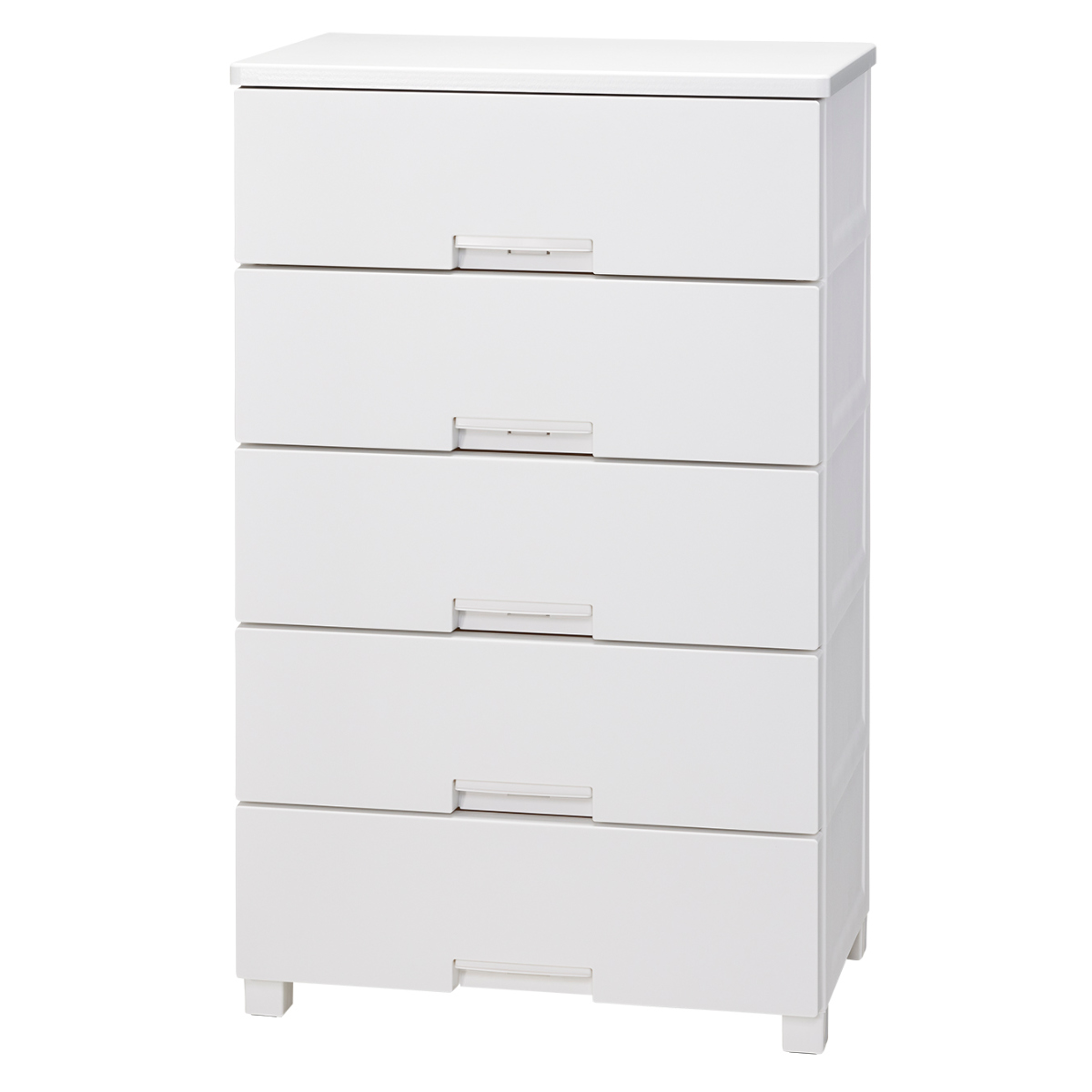 チェスト フィッツチェスト 5段 6505 Fits 幅65×奥行41×高さ105cm （ タンス 引き出し 収納 衣類収納 日本製 完成品 フィッツ プラスチック 引き出しロック ）の画像
