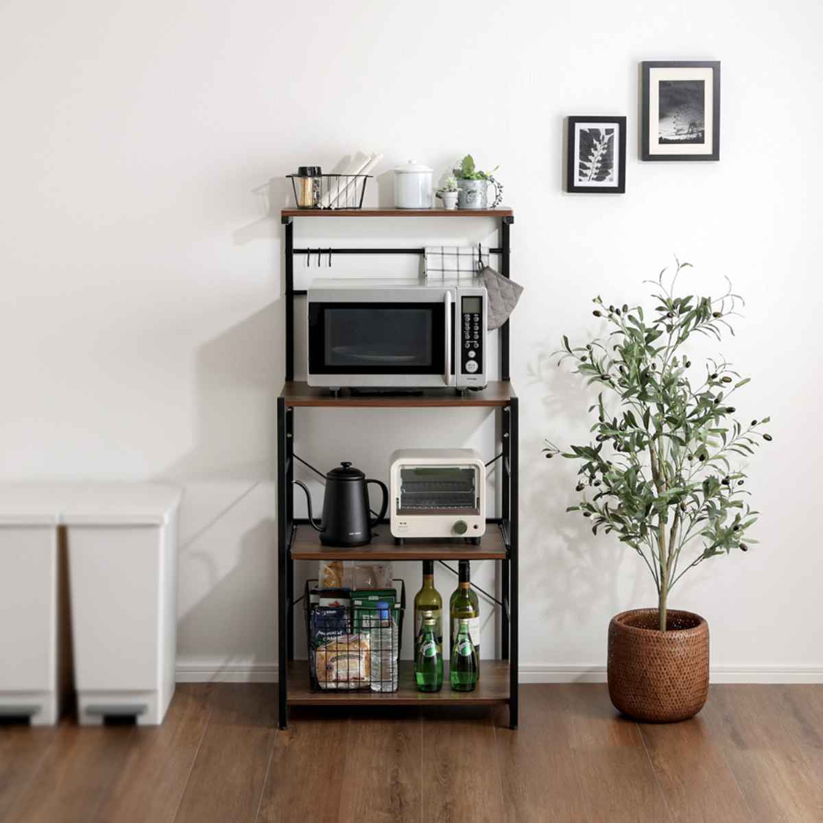 ホームテイスト（HOME taste） スリムレンジ台 ハイタイプ 幅60cm