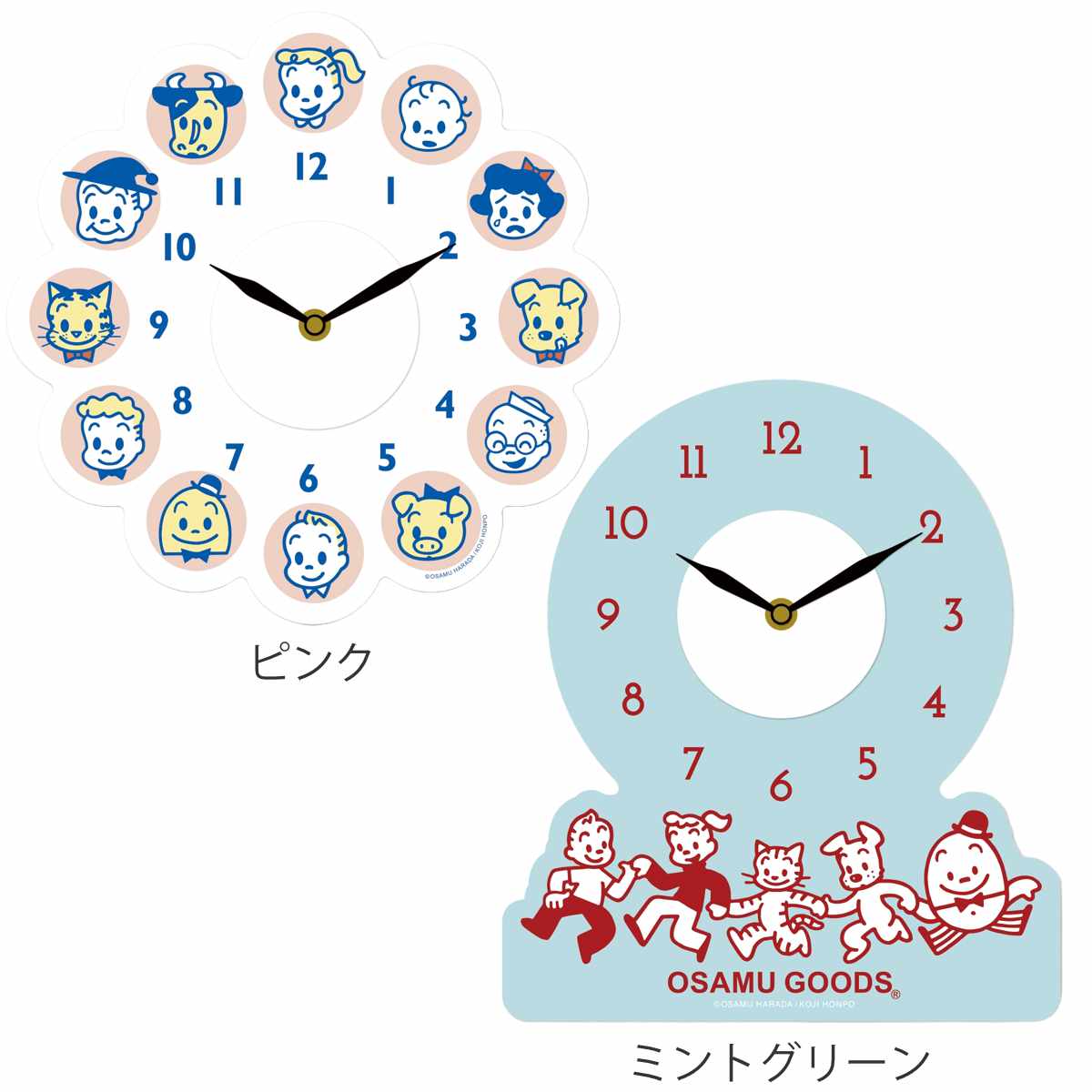 掛け時計 OSAMU GOODS ウォールクロ...の詳細画像2