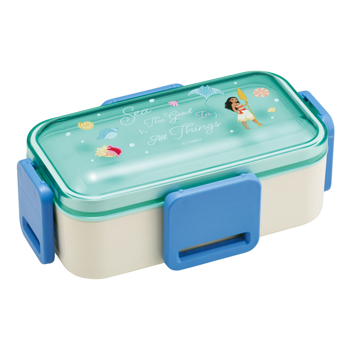 スケーター 弁当箱 600ml 抗菌2段ふわっと弁当箱 モアナ （ モアナと