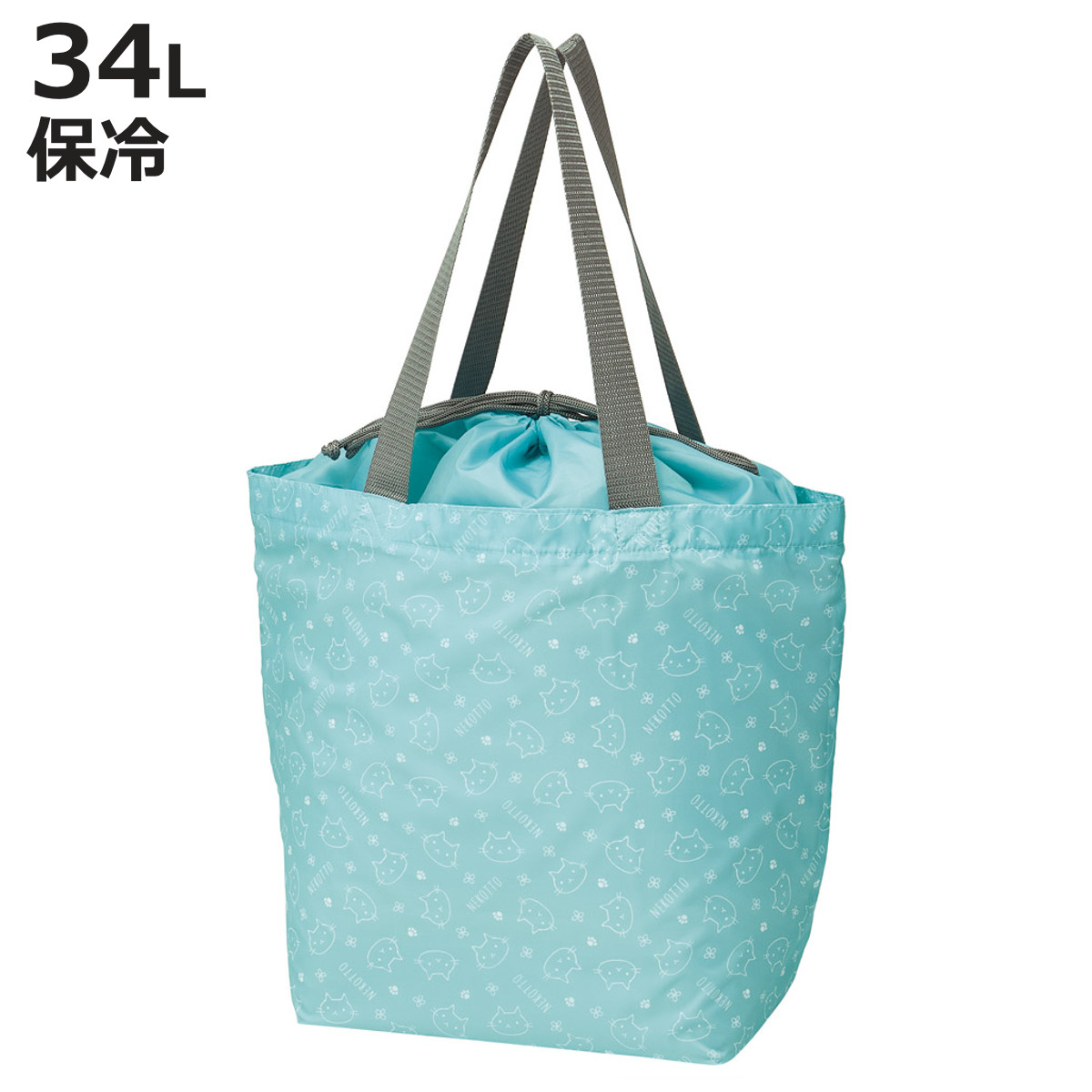 エコバッグ たっぷり入る買い物バッグ ねこっと 折りたたみ （ マイバッグ エコバック 買い物バッグ コンパクト 保冷 クーラートートバッグ ）