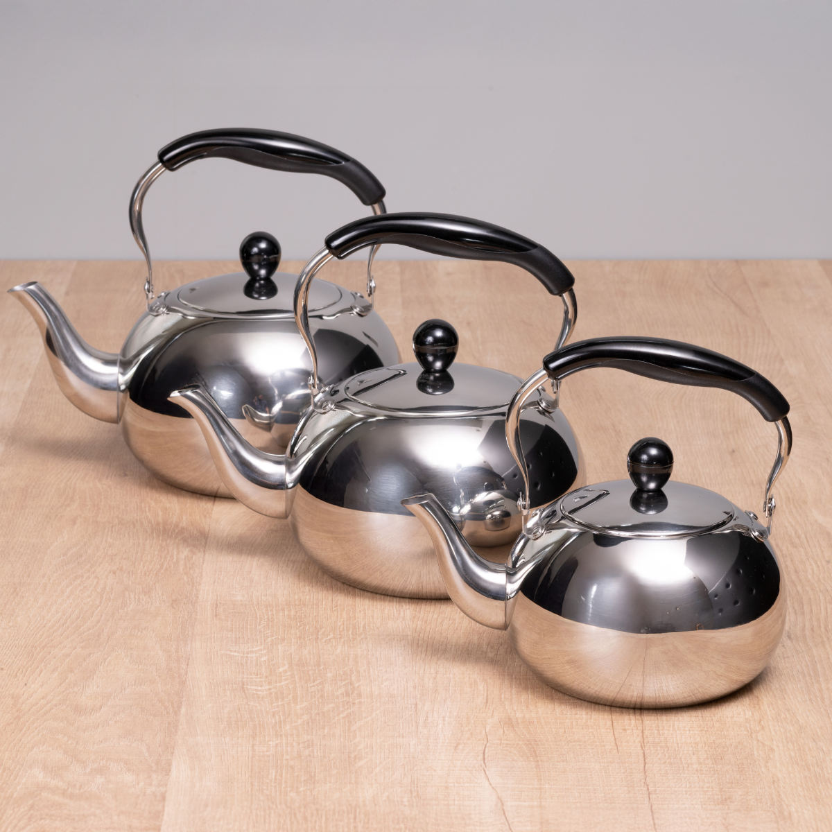 パール金属 ケトル 1.5L IH対応 月のしずく ステンレス製 （ ガス火