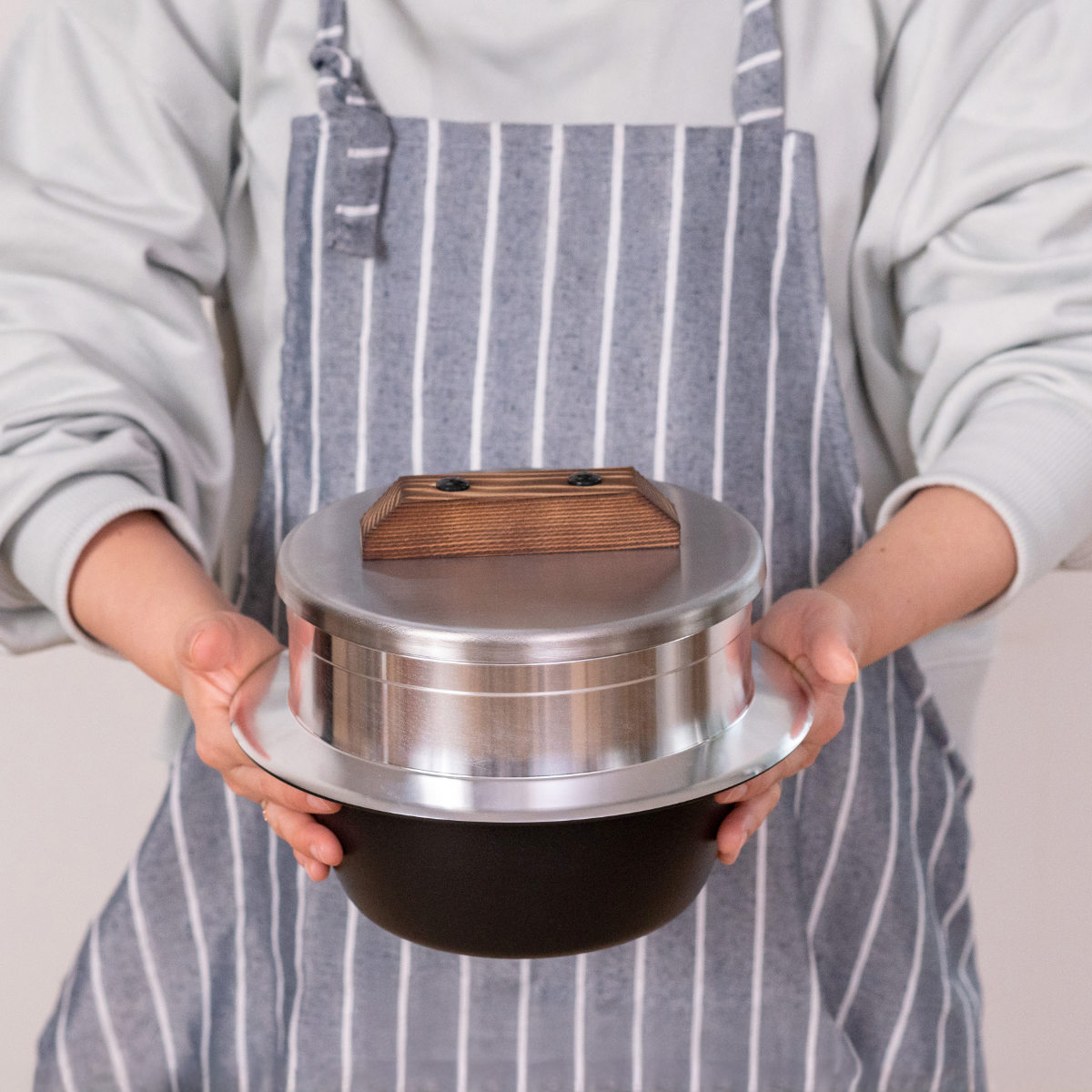 ウルシヤマ金属工業 炊飯鍋 5合炊き ガス火専用 謹製 釜炊き三昧 極