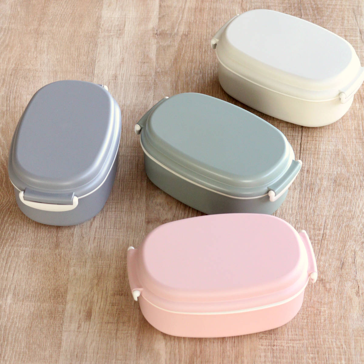 HAKOYA 弁当箱 さっと洗えるお弁当箱 プレミアム 730ml 2WAY 2段 （ お