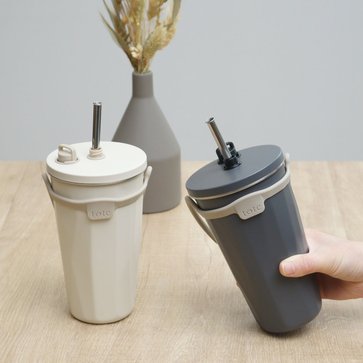 和平フレイズ タンブラー トート ストローボトル570ml 水筒 （ 保温