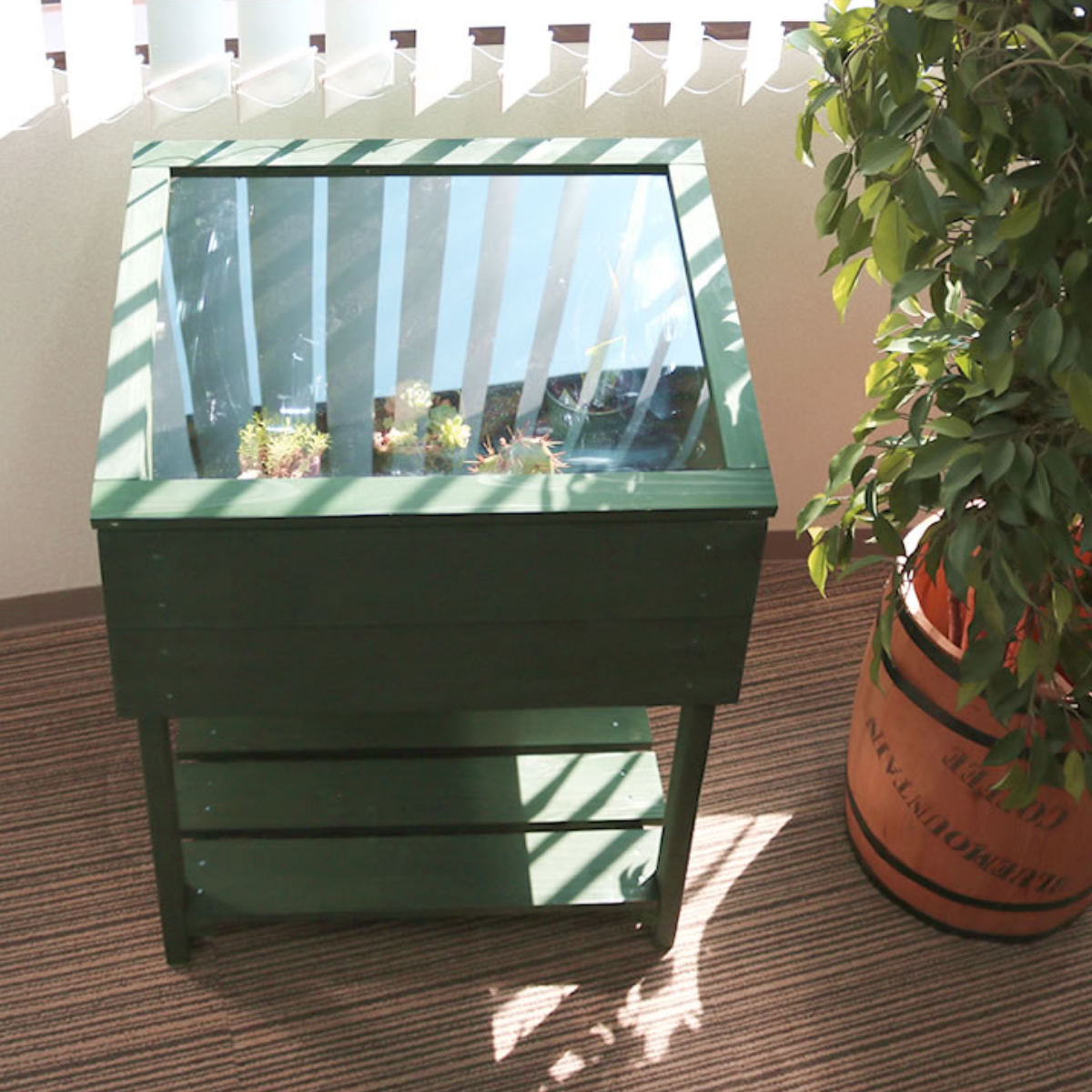 グリーンハウス 木製窓付グリーンハウス 温室 OWN オウン