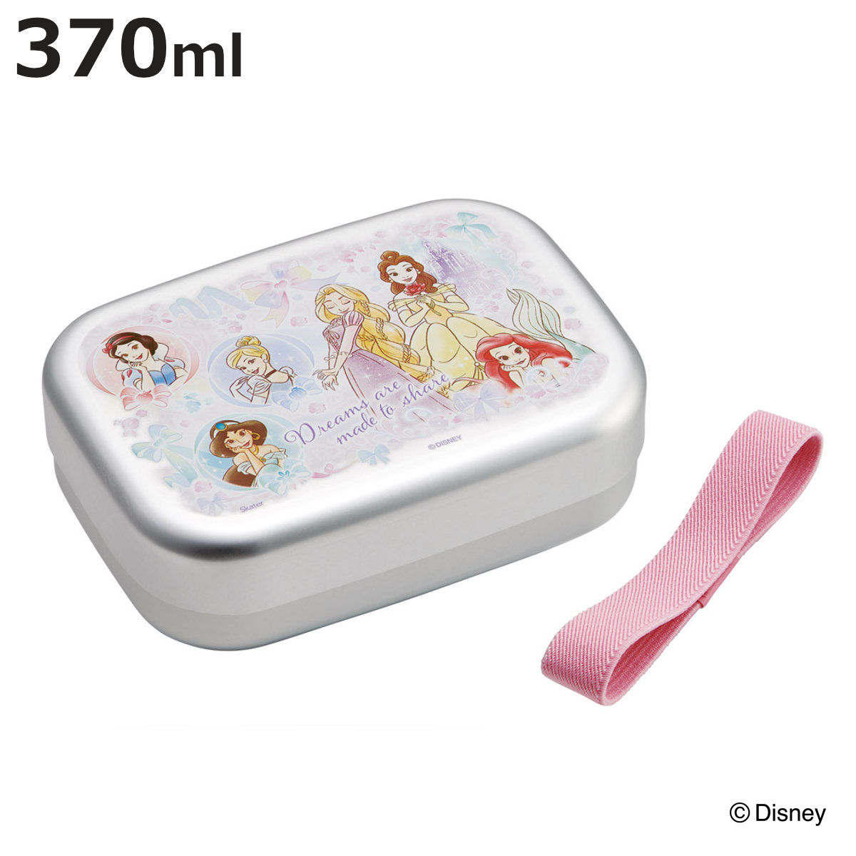 スケーター 弁当箱 370ml アルミ弁当箱 プリンセス25 （ ディズニー 