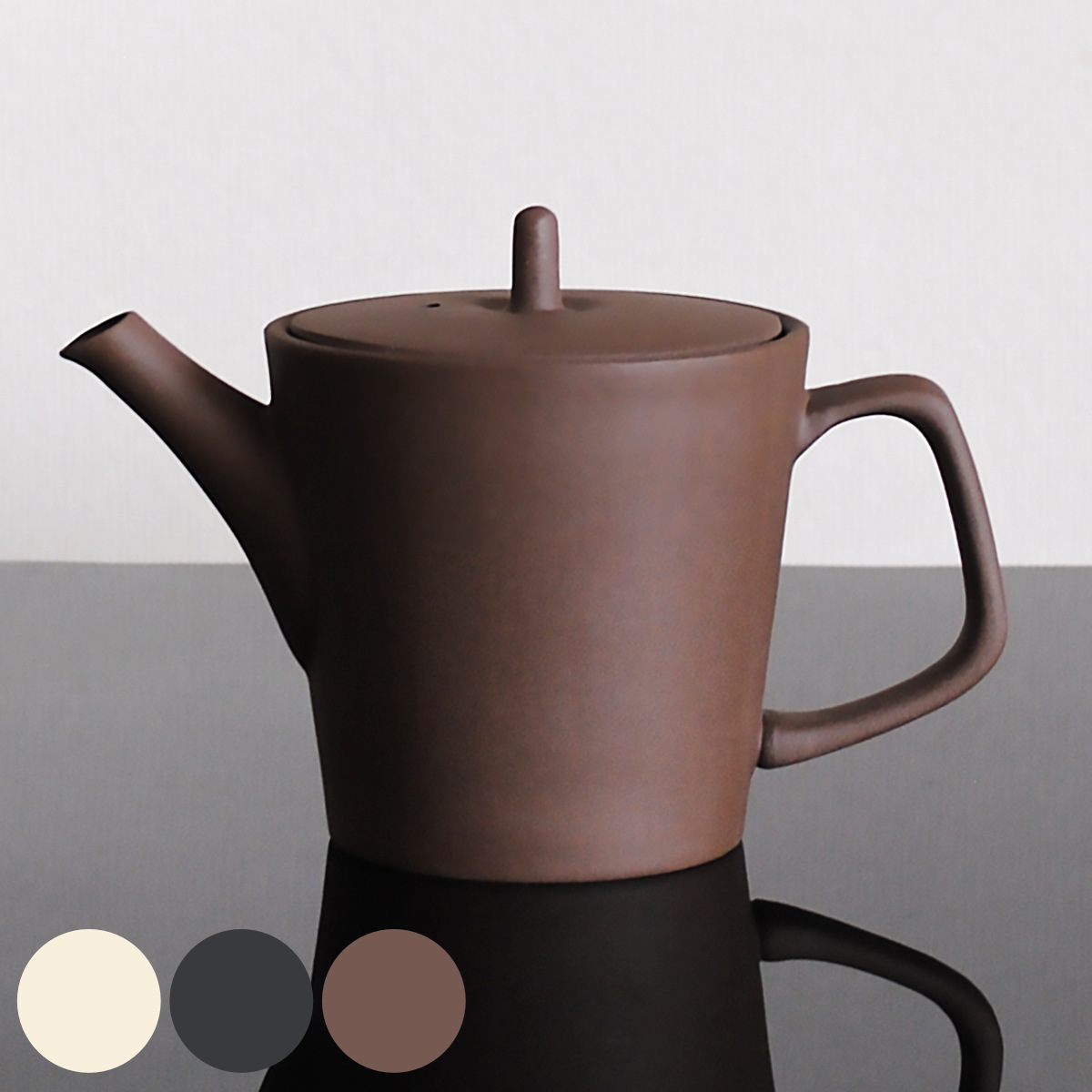 急須 330ml ロクサン tokoname 縦型 （ 陶器 常滑焼 日本製 63