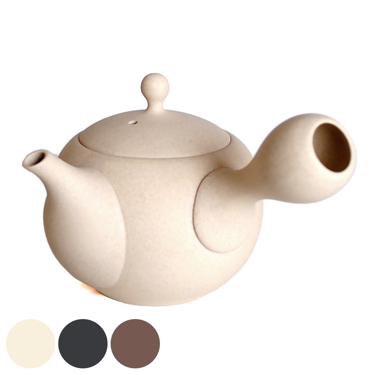 急須 260ml ロクサン tokoname 丸型 （ 陶器 常滑焼 日本製 63