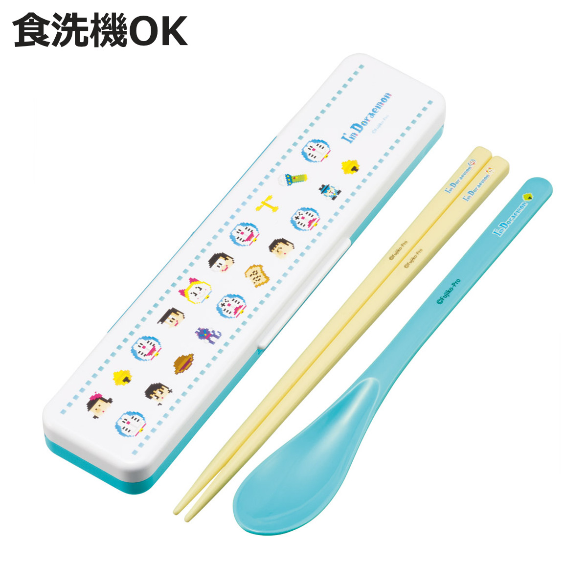 スケーター 抗菌コンビセット ドラえもんドット （ 食洗機対応 18