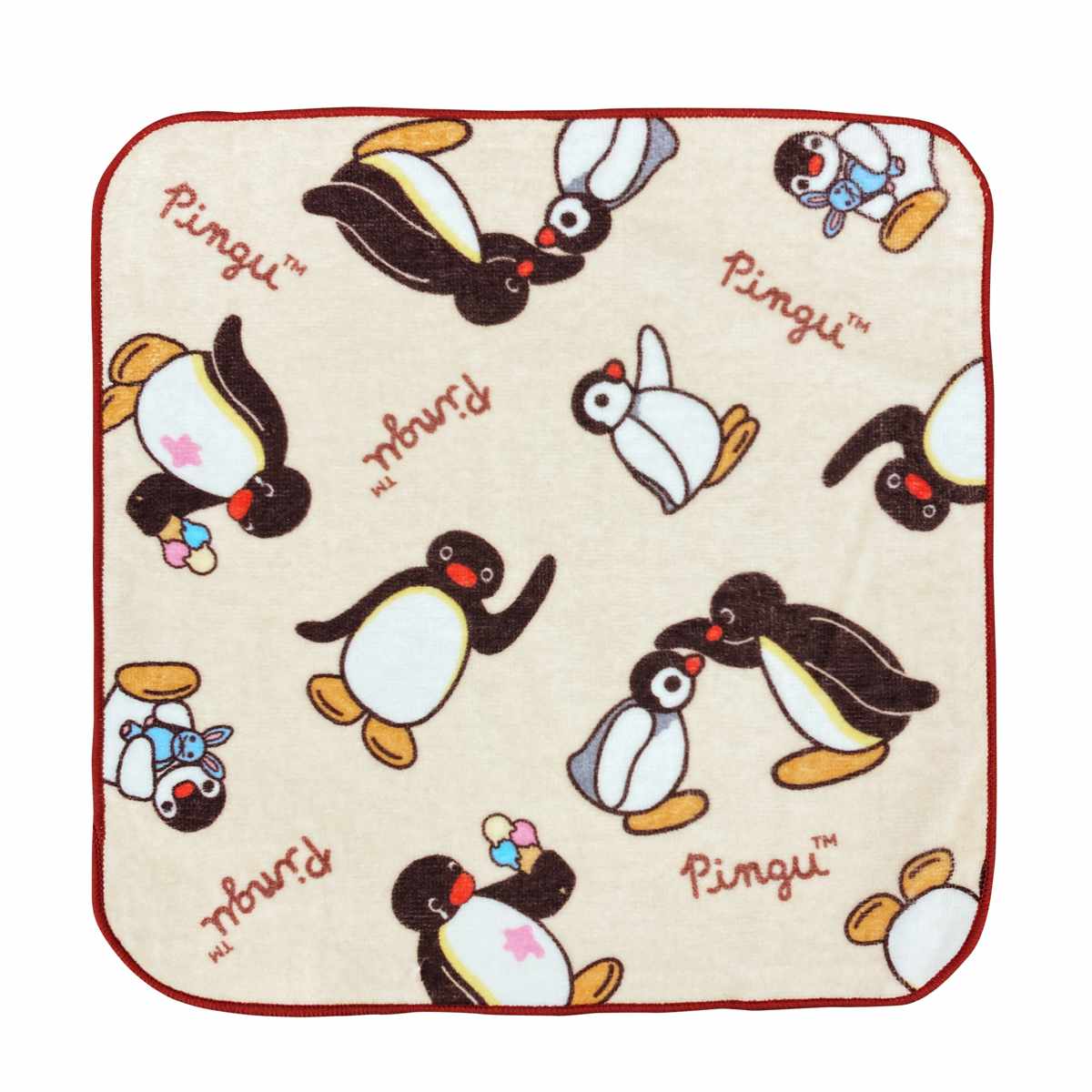 タオル ピングー ミニタオル 25×25cm （ PINGU ハンドタオル たおる 綿
