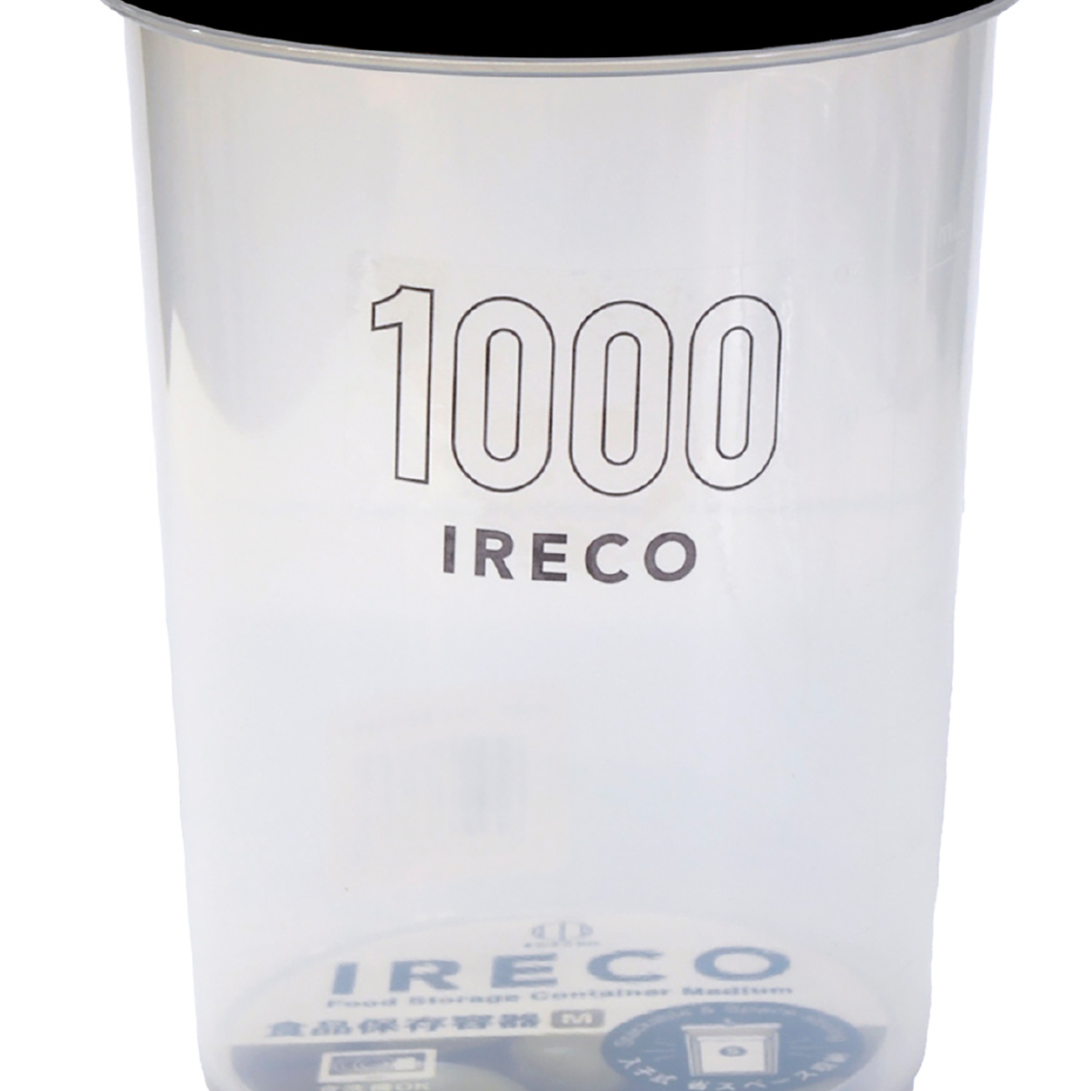 Ireco Cage 小久保工業所 保存容器 IRECO 食品保存容器 Mサイズ 1L ( キャニスター プラスチック容器 フードストッカー 日本製 丸型 深型 ...