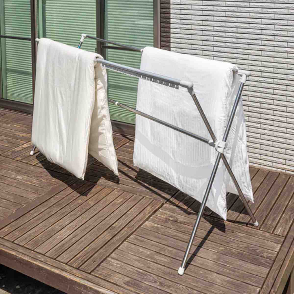 物干し 洗濯物干し 布団干し 伸縮式 X型 幅 134〜230cm （ 物干し