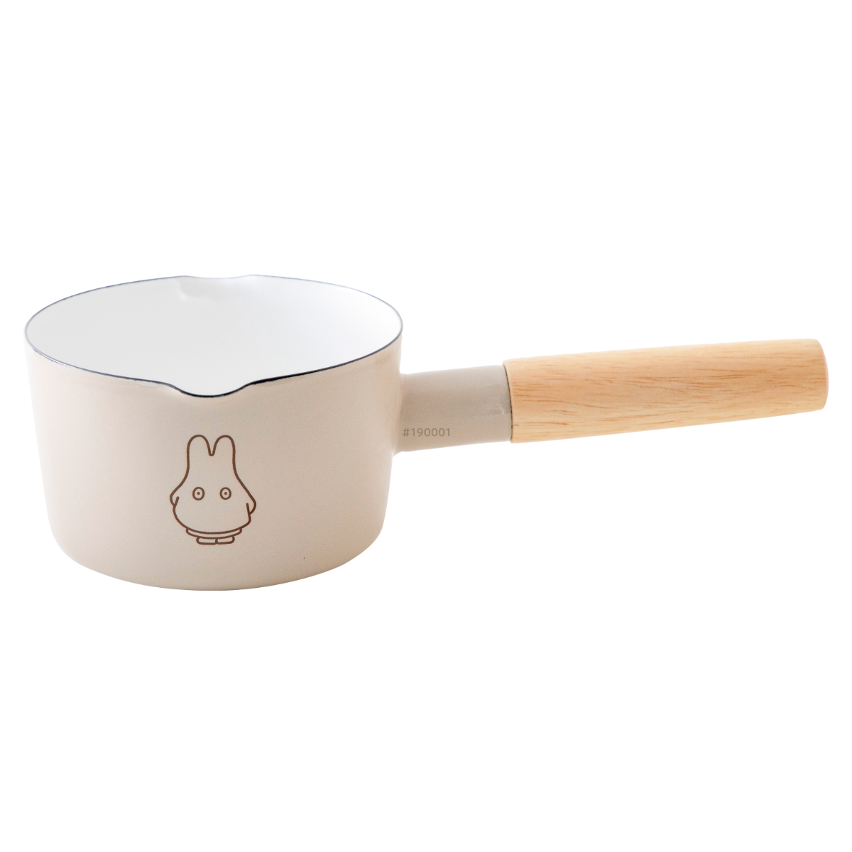 富士ホーロー ミルクパン 12cm ガス火専用 MIFFY PASTEL Honey Ware