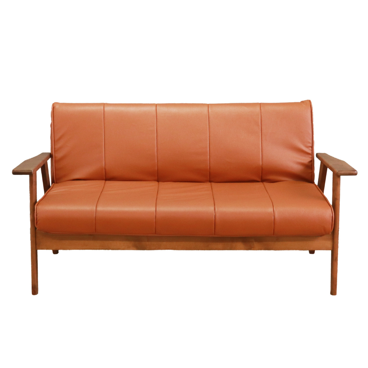 ソファ 2人掛け 幅122cm リクライニング 座面高2段調整 PVC アイル