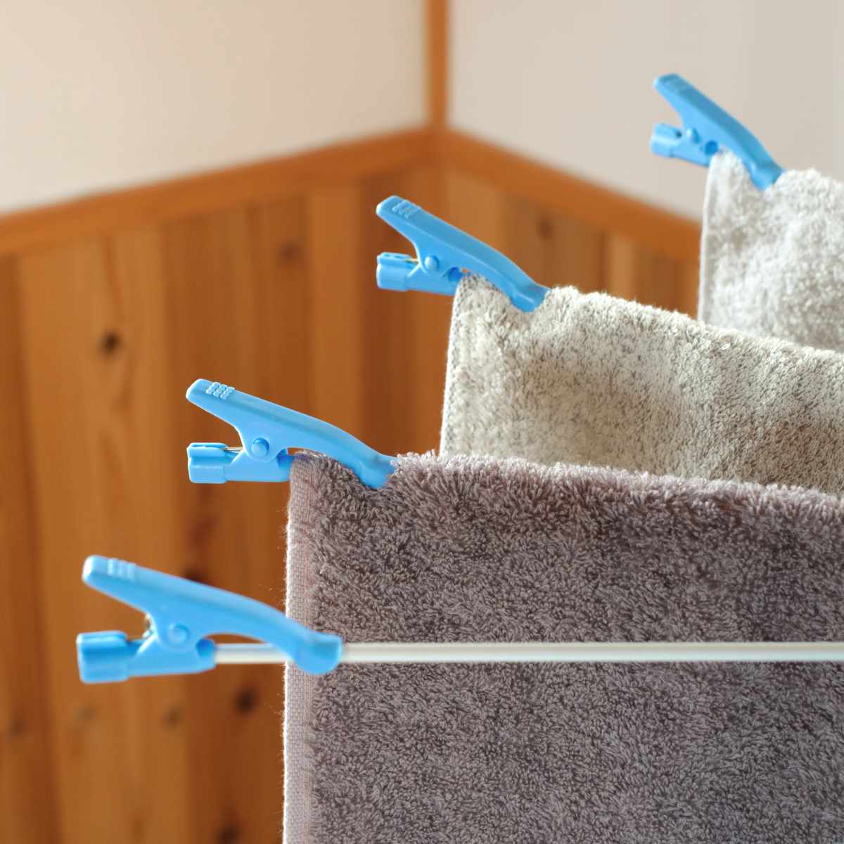 サワフジ 洗濯ハンガー タオルハンガー パラソルハンガー 15枚掛け