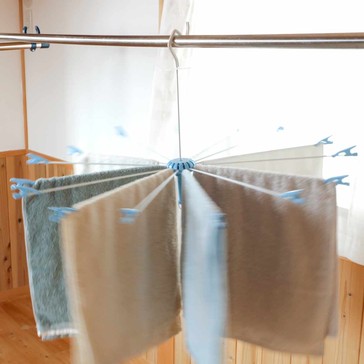 サワフジ 洗濯ハンガー タオルハンガー パラソルハンガー 15枚掛け