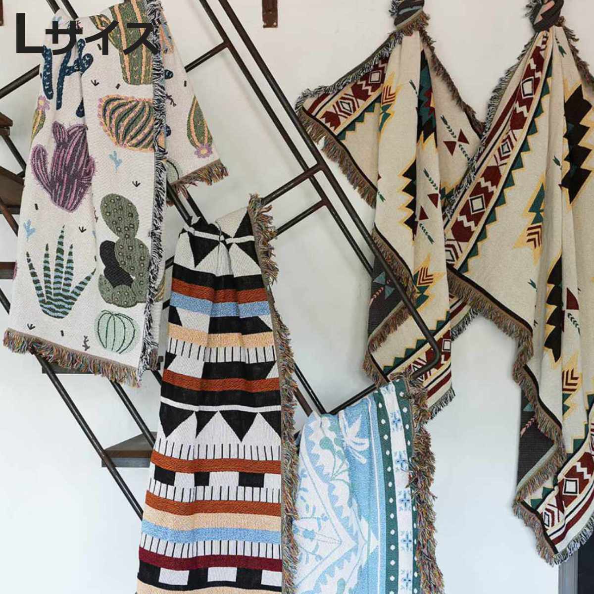 マルチクロス ダルトン JACQUARD MULTI CLOTH Lサイズ リバーシブル （ DULTON 155×135cm マルチカバー テーブルクロス フリーカバー ソファーカバー ）