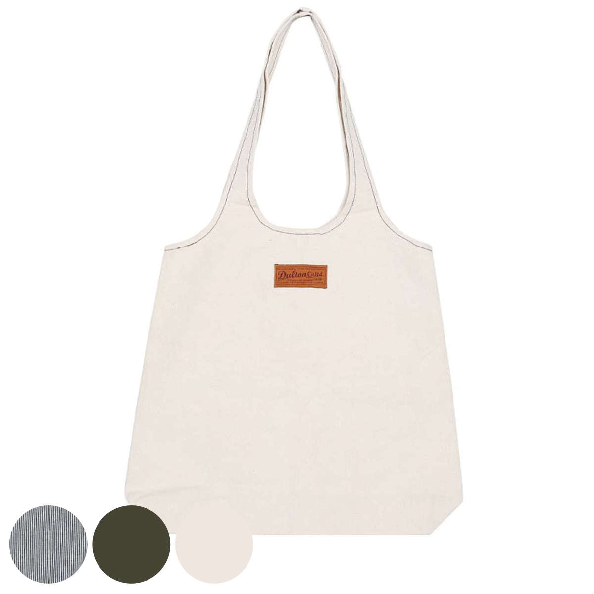 ダルトン エコバッグ ROUGHLY BAG コットン100％ 洗濯 （ DULTON マイバッグ トートバッグ 買い物バッグ レジ袋 レジバッグ 手提げ袋 買い物袋 ）