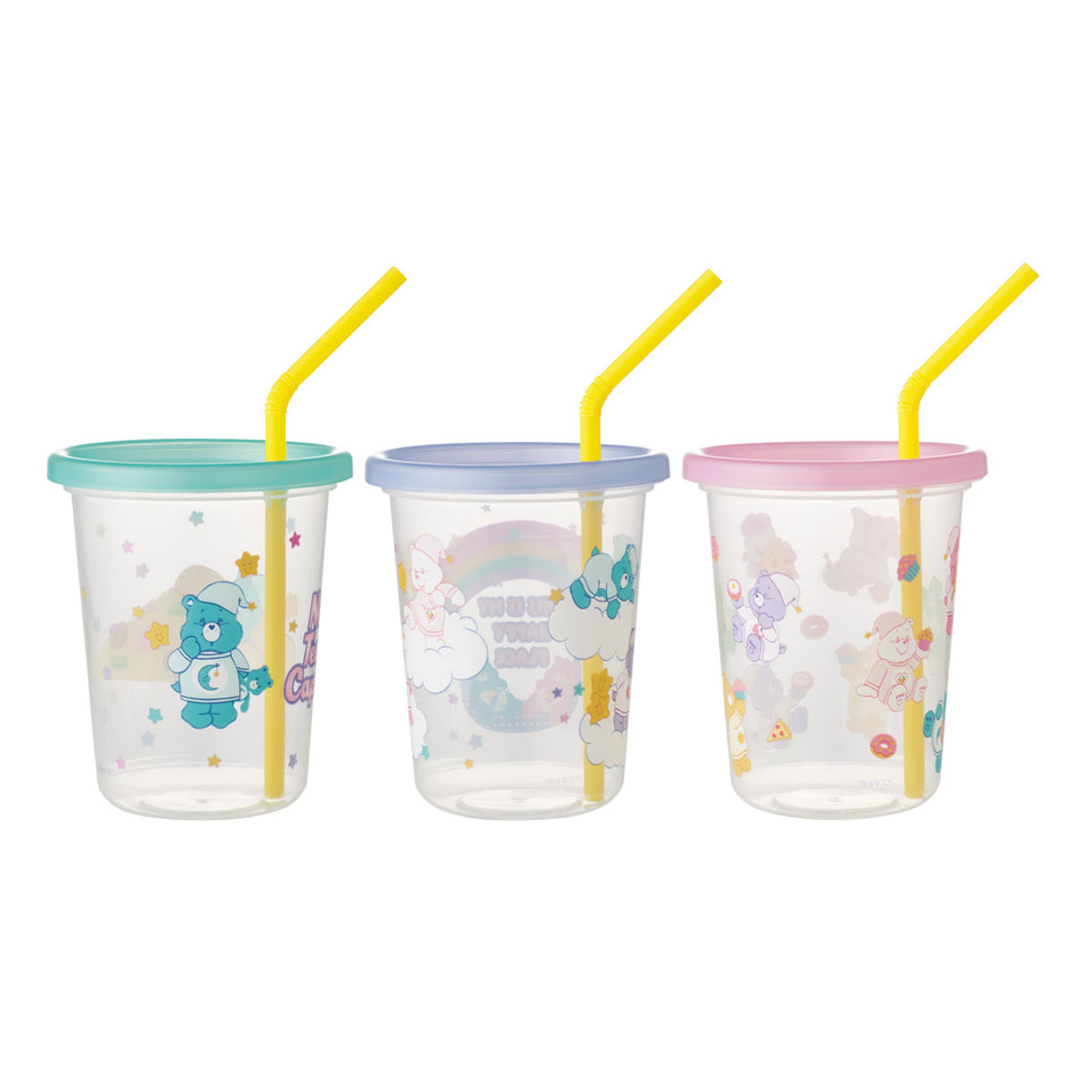 スケーター タンブラー 320ml ストロー付タンブラー Care Bears 3個