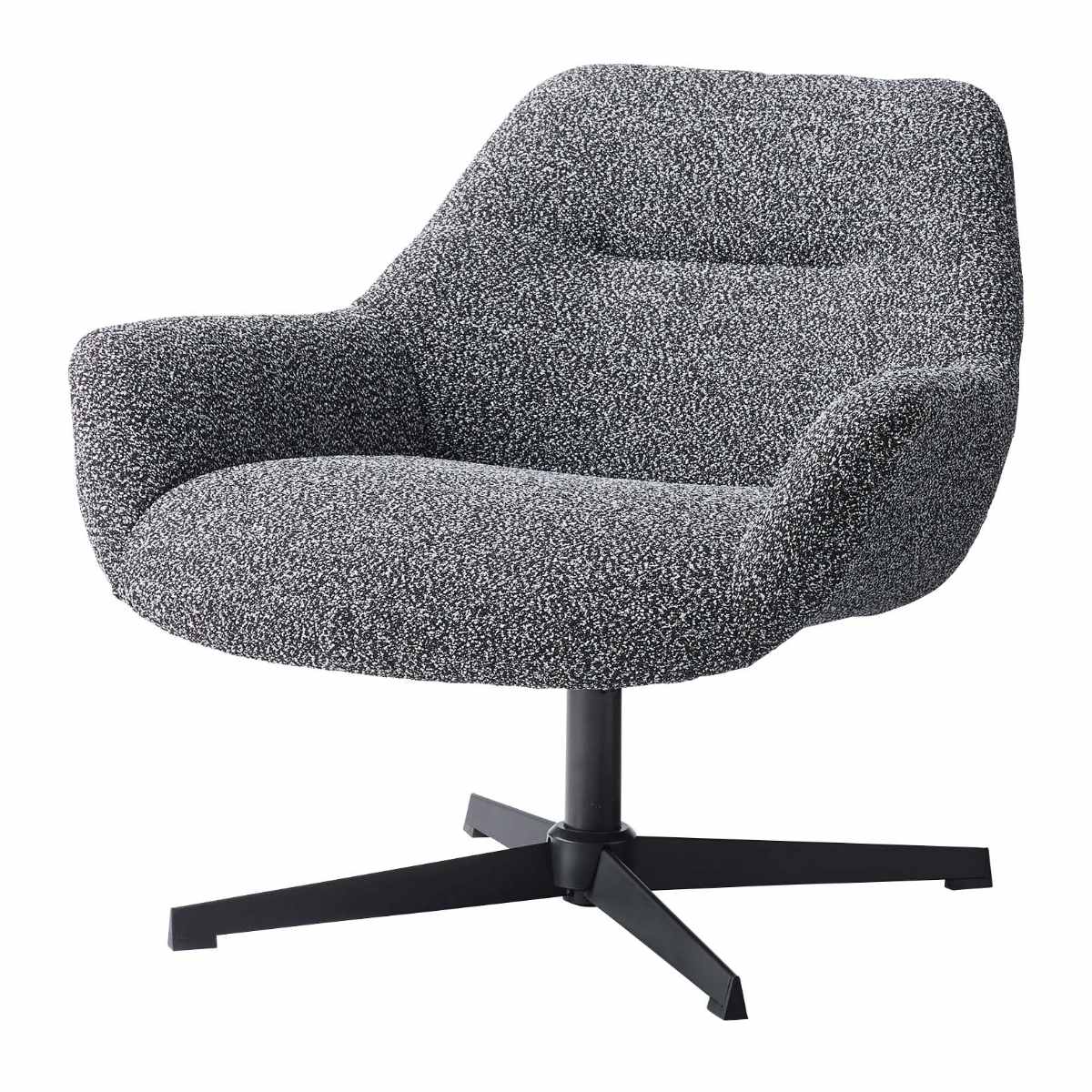 東谷 リビングチェア 座面高42cm クロスレザー生地 ファブリック生地