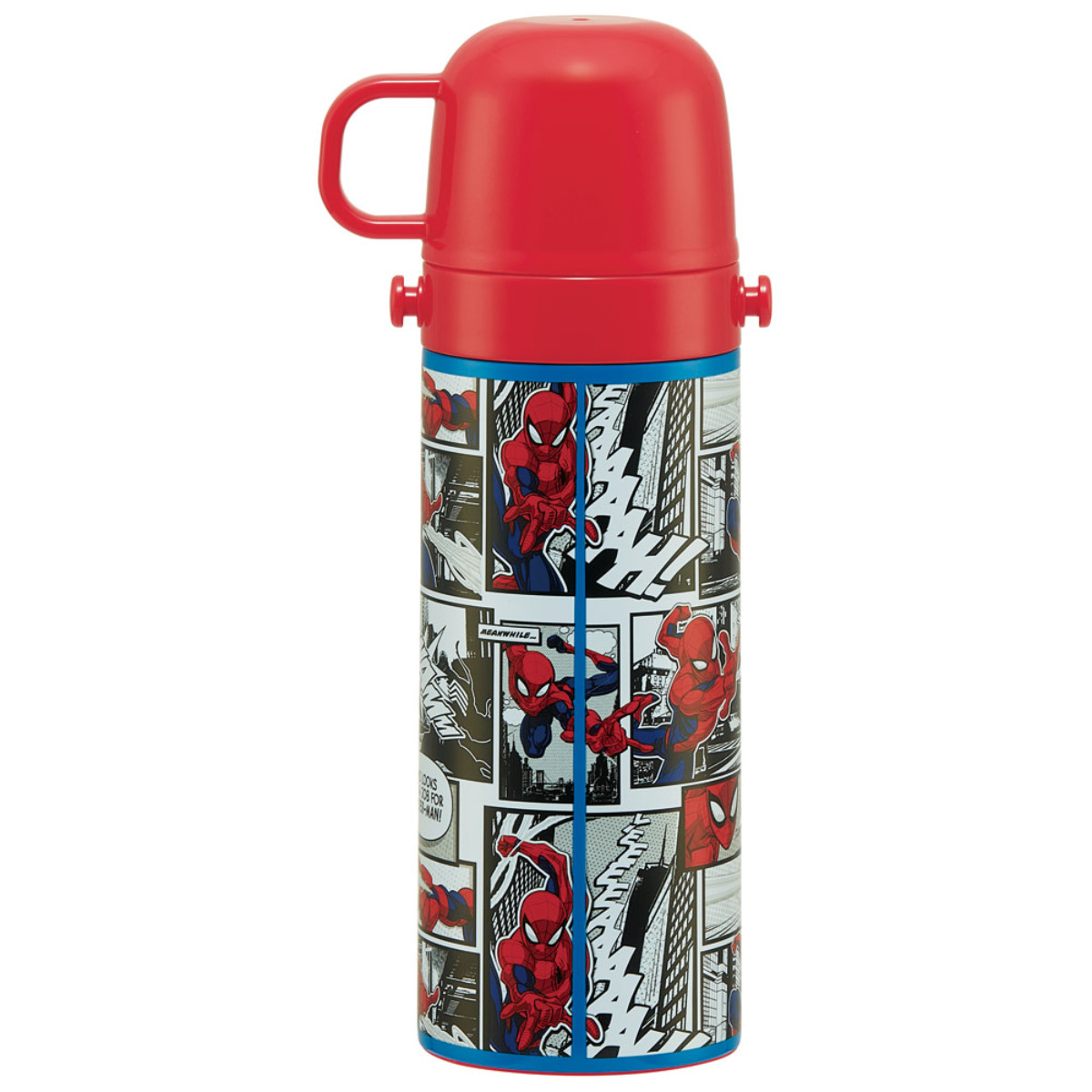 水筒 470ml 超軽量2WAYステンレスボトル スパイダーマン25