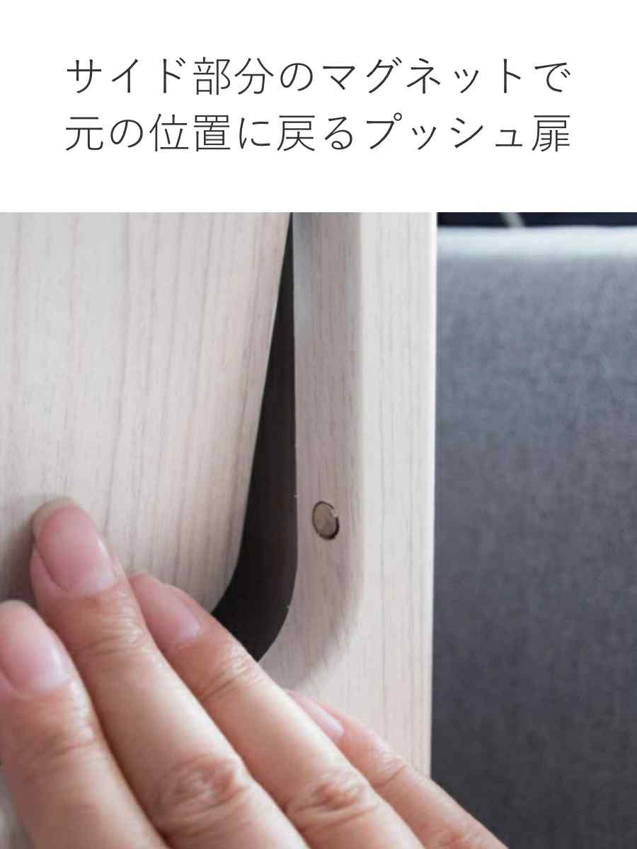 ゴミ箱 20L ウッドプッシュダストボックス Empro （ ごみ箱 エンプロー ダストボックス ごみばこ シンプル プッシュ式 天板 サイドテーブル 分別 ）_15