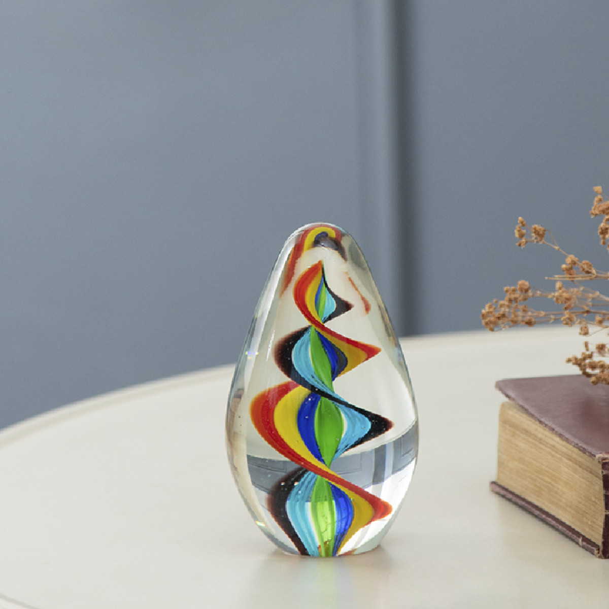 藤栄 ガラスインテリアオブジェ（Glass interior objects） ミックス L