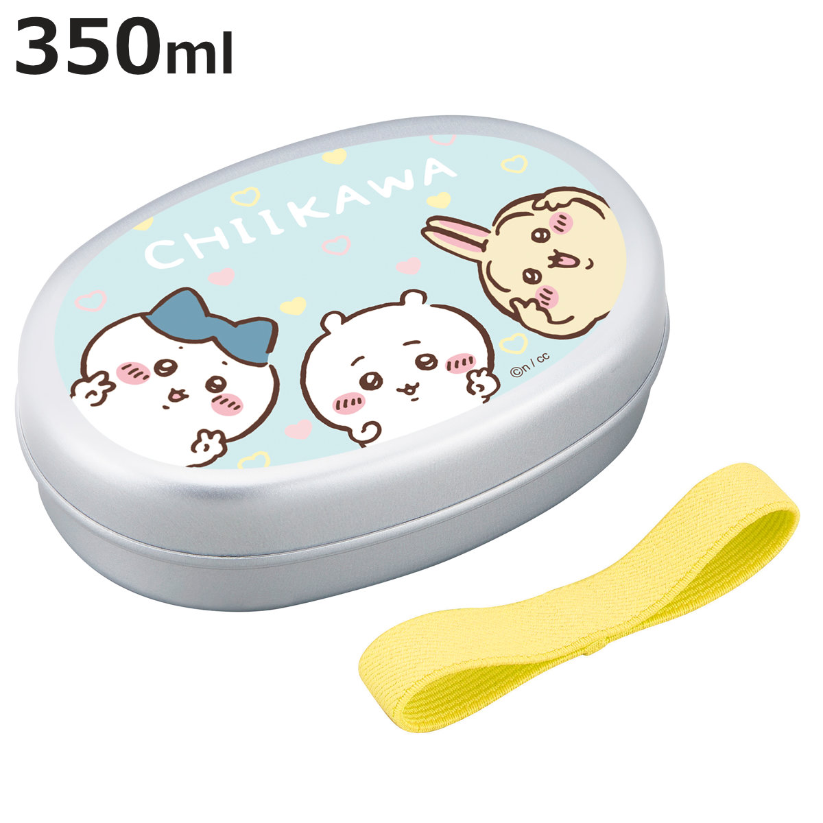 OSK（オーエスケー） 弁当箱 350ml ちいかわ アルミ子供弁当箱M 仕切付