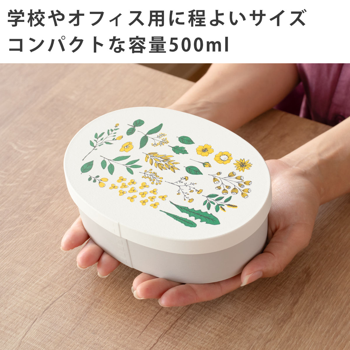 弁当箱 500ml Hill＆Fields わっぱランチボックス （ ランチボックス