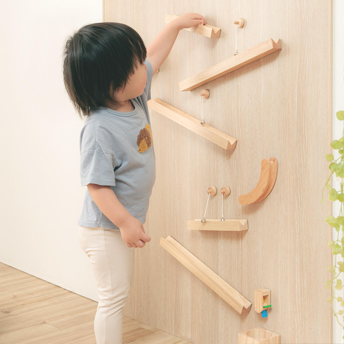 ヘヤデコロコロ 知育玩具 マグネット おもちゃ 木製 （ 知育 玩具 マグネットトイ 磁石 木のおもちゃ ベビー 赤ちゃん 子ども ギフト プレゼント ）