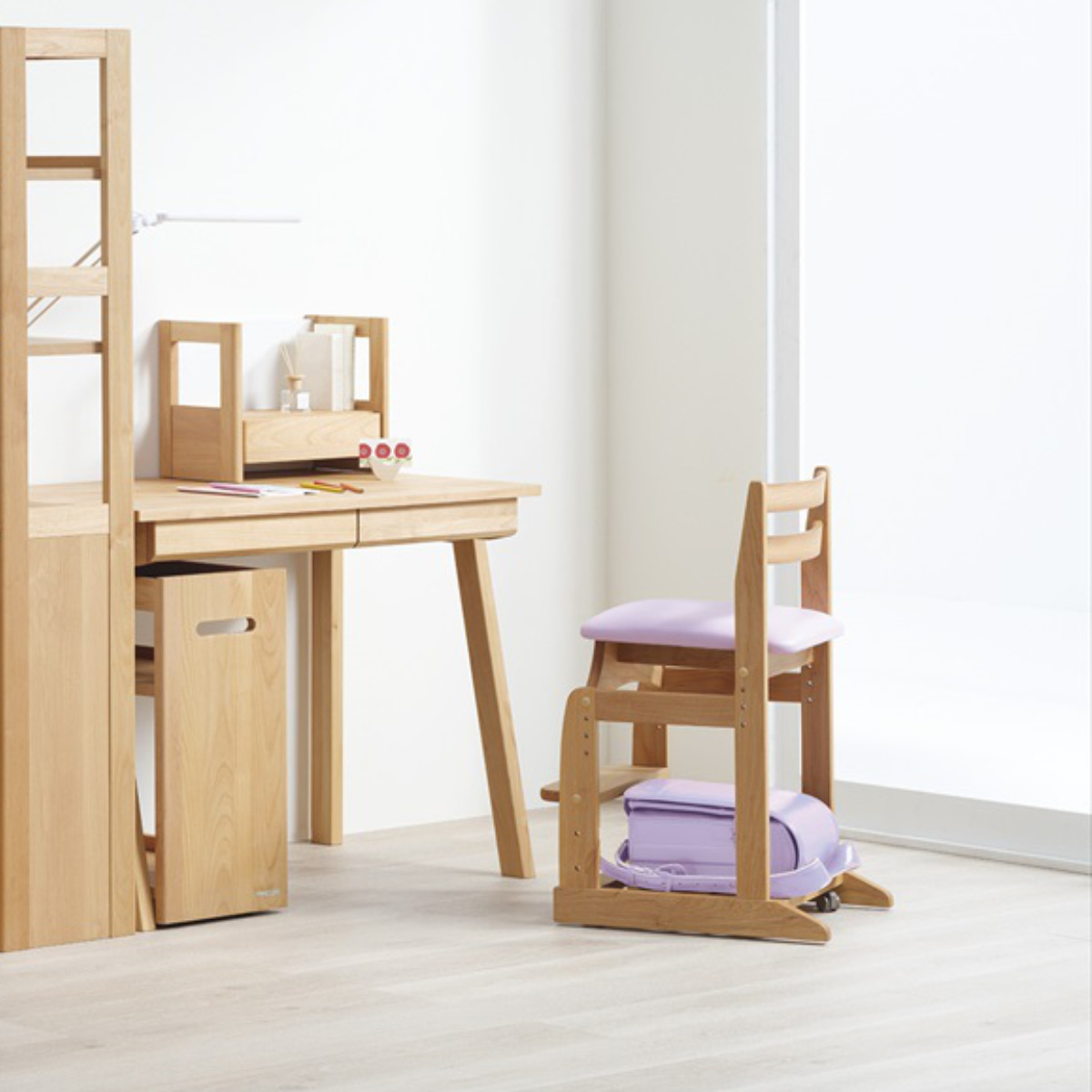 堀田木工所 学習椅子 勉強椅子 クッション座面タイプ リビング