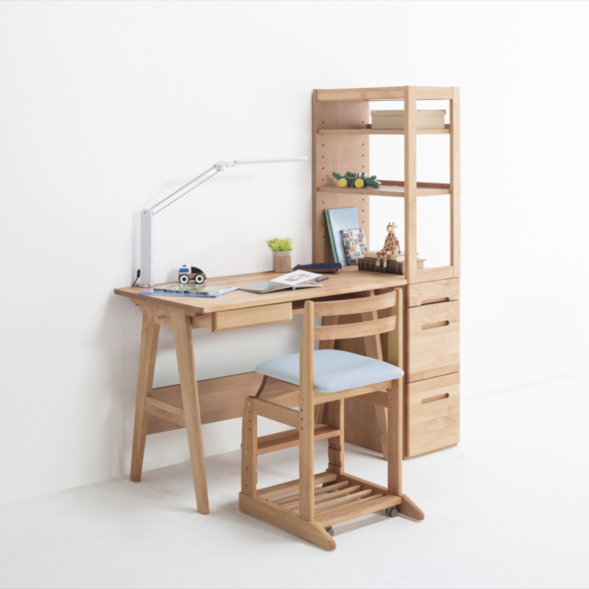 堀田木工所 学習椅子 勉強椅子 クッション座面タイプ リビング