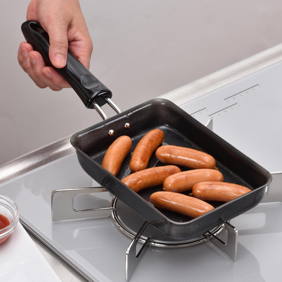 卵焼き器 IH対応 鉄製 燕三条 2個でぴった...の詳細画像1